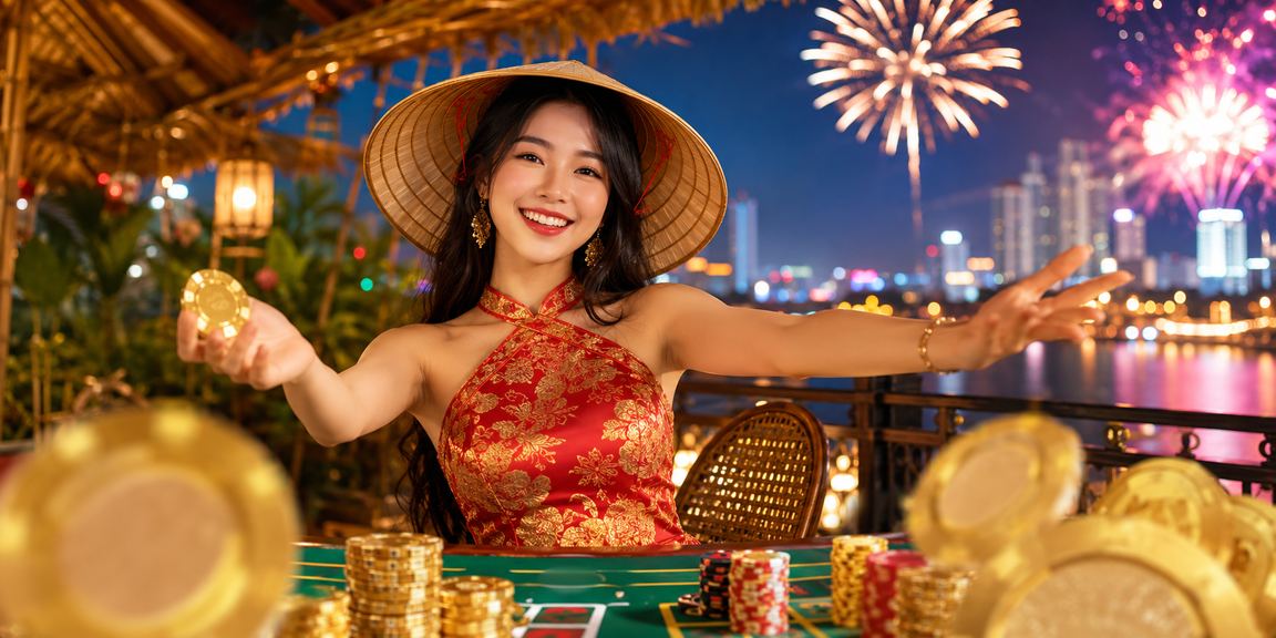 Người chơi baccarat tại Hà Nội với phong cách nón lá truyền thống