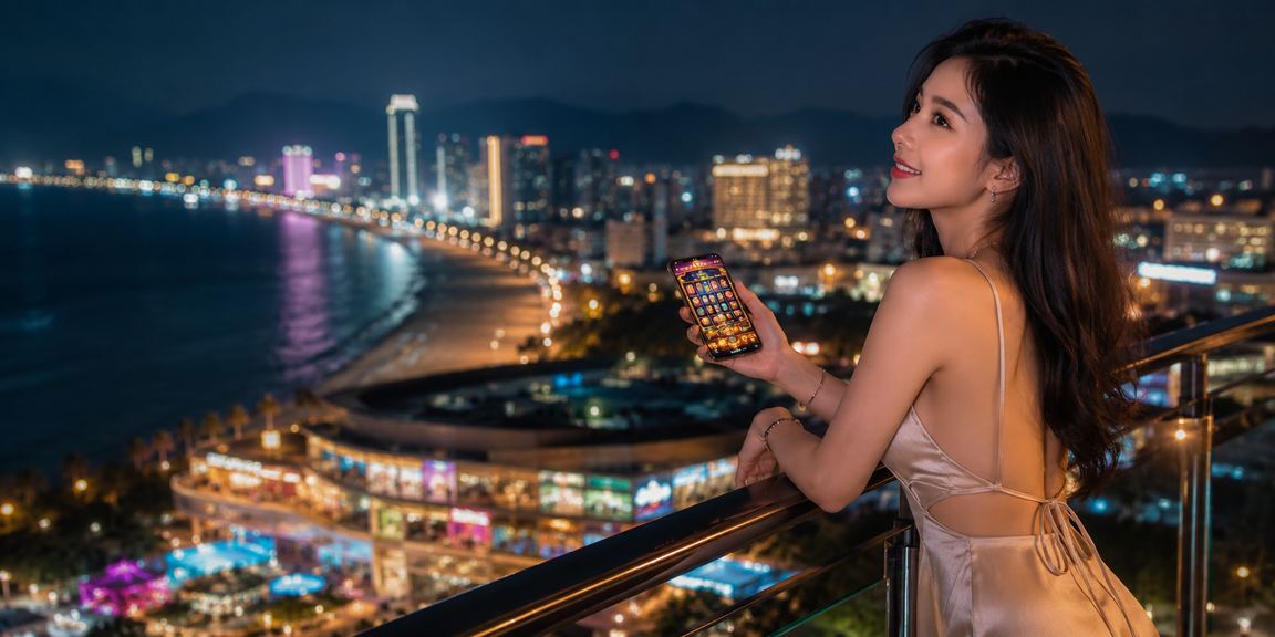 Người chơi slot game tại Quy Nhơn trên điện thoại di động